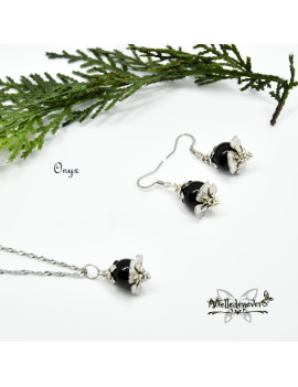 Earrings Onyx Tenebria