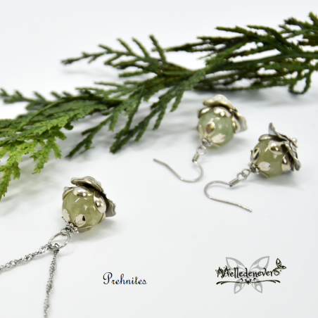 Necklace Prehnite Verelë
